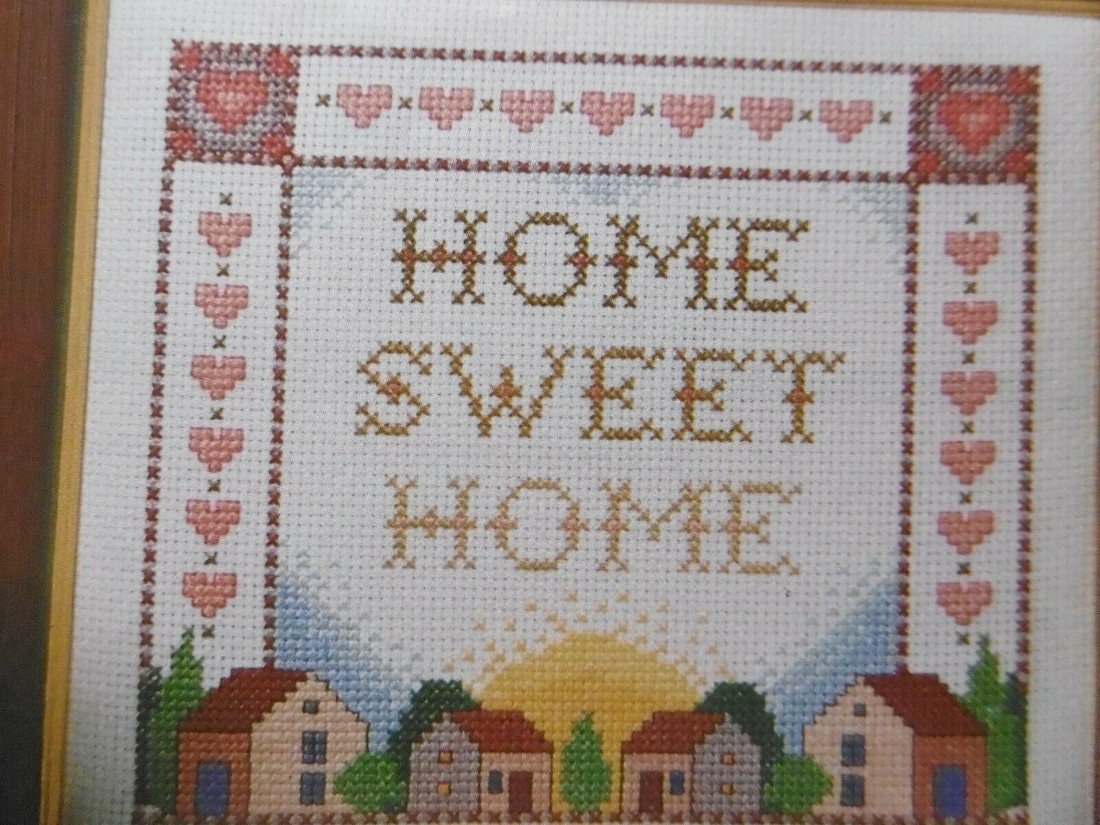 Stickvorlagensammlung "home Sweet Home" 5 Kreuzstichmotive Rund Ums Haus