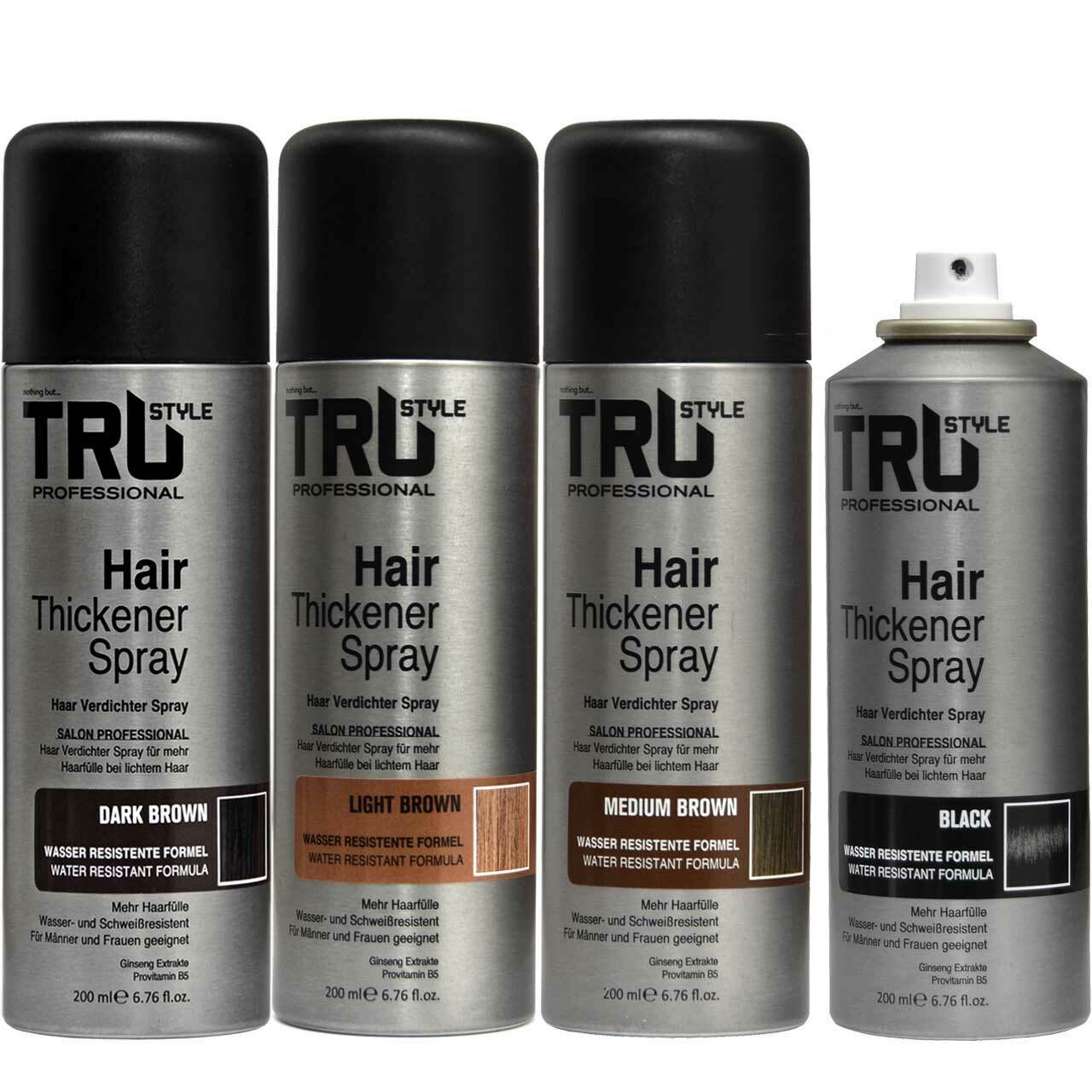Tru Professional Haarverdichtung Haarverdichter Spray Hair Thickener 200ml